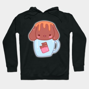 cappucino pets: choco puppy Hoodie